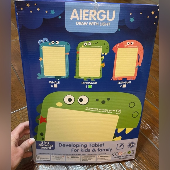 A3 Light Luminous Drawing Board Kids Draw Tablet Fluorescent Pen Educational Toy - Picture 4 of 6